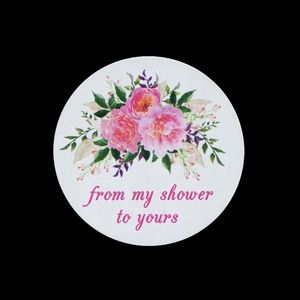 24 Bridal Shower Stickers for Party Favors